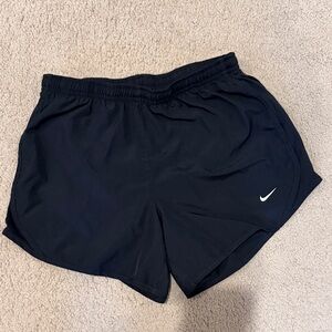 Nike Black Running Shorts with White Logo